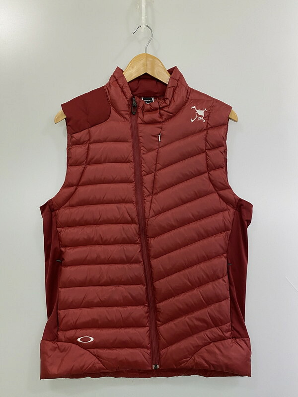【中古品】【メンズ】 OAKLEY オーク材ロバート・エドワード・リー 90-00\u0027s DOWN VEST 90-00年月日 落ちこむより良い ライトアウター 146-260214-kk-30-時間 大きさ：M 色合い：赤いこと 未来永劫Net店