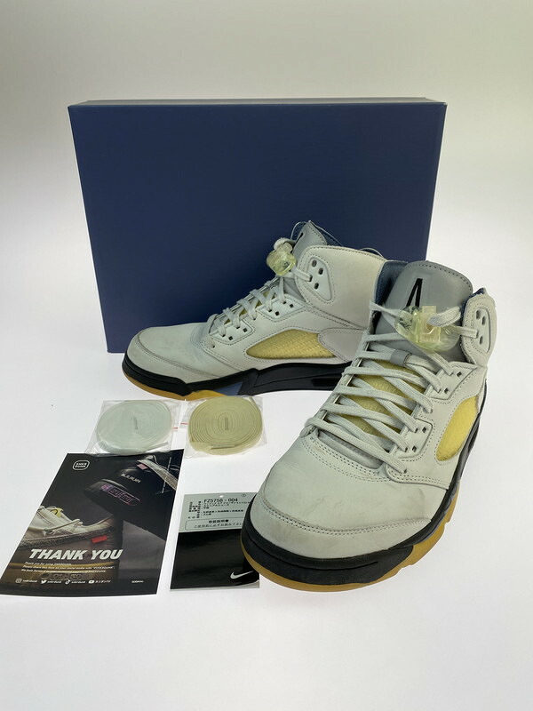 【中古品】【メンズ】 NIKE ナイキ &times; A MA MANIERE ア・マ・マニエール 別注 コラボ WOMEN'S AIR JORDAN 5 RETRO SP ""DAWN"" FZ5758-004 ウィメンズ エアジョーダン 5 レトロ スペシャル ドーン スニーカー 靴 160-260214-SH-04-min カラー：PHOTON DUST/BLACK 万代Net店｜万代Net店