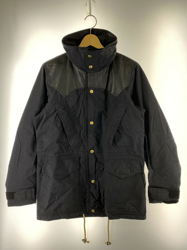 【中古品】【メンズ】 Rocky Mountain FeatherBed ロッキーマウンテンフェザーベッド LEATHER YOKE MOUNTAIN JACKET 450-432-04 レザー ヨーク マウンテンジャケット ゴアテックス レザー アウター 145-260215-SH-07-min サイズ：38 カラー：ブラック 万代Net店｜万代Net店