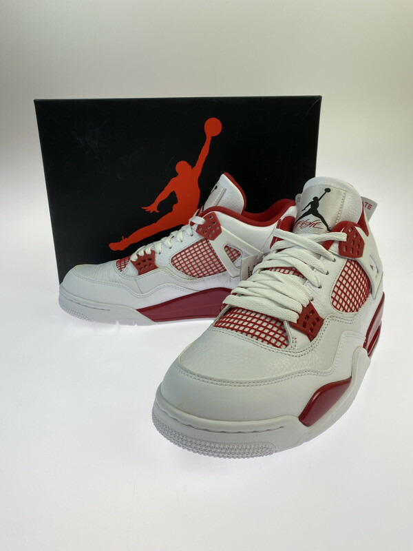 百貨店SALE 20%OFF~【未当て嵌める品】【メンズ】 NIKE ナイキ AIR JORDAN 4 RETRO ALTERNATE 89 308497-106 エアジョーダン4 レトロ オルタネイト89 160-260222-SH-24-時間 色つや：WHITE/BLACK-GYM RED 生生世世Net店