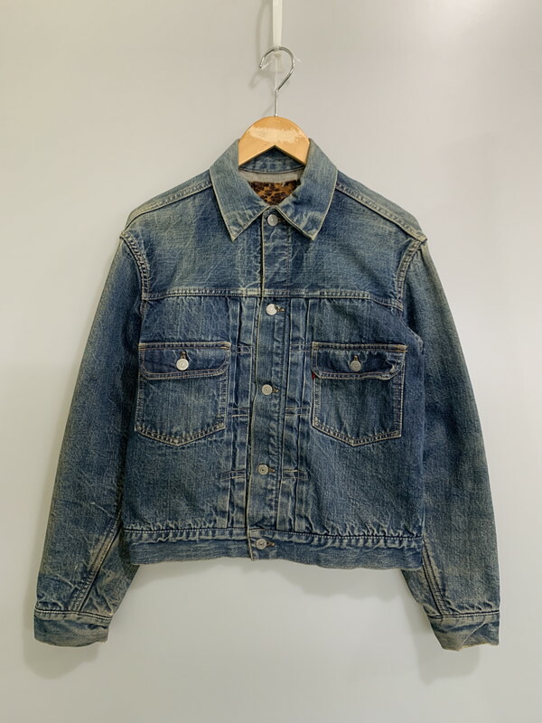 【現況乗り合い船品】【メンズ】 Levi\u0027s リーヴァイズジーンズ 50\u0027S 革継ぎ切れ 517XX DENIM JACKET ジーンズ上衣 アウター ヴィンテージ 146-260225-AS-17-時間 大きさ：下記引き合い 色つや：インディゴ 生生世世Net店