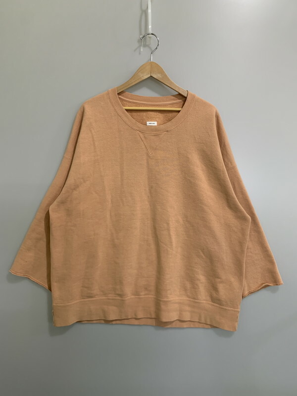 【中古品】【メンズ】 VISVIM ビズビム 25SS JUMBO SB SWEAT LS CRASH 0124105010015 ジャンボエスビー 汗水 ロング捩り 衝突 トップス 142-260302-SH-08-時間 大きさ：5 色合い：ベージュ系 未来永劫Net店