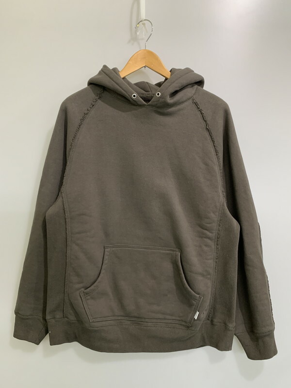 【中古品】【メンズ】 SUGARHILL シュガーヒル 22AW RAW EDGE HOODIE 22AWSW01 ローエッジフーディー トップス パーカー 140-260302-SH-17-min サイズ：2 カラー：ブラウン系 万代Net店