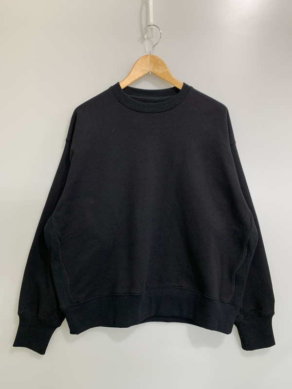 【中古品】【メンズ】 BELL STAMP WEAR ベル スタンプ ウェア NEW RIVER WAVE SWEAT C/N ニューリバーウェーブ スウェット トップス 140-260302-SH-15-min サイズ：L カラー：ブラック 万代Net店