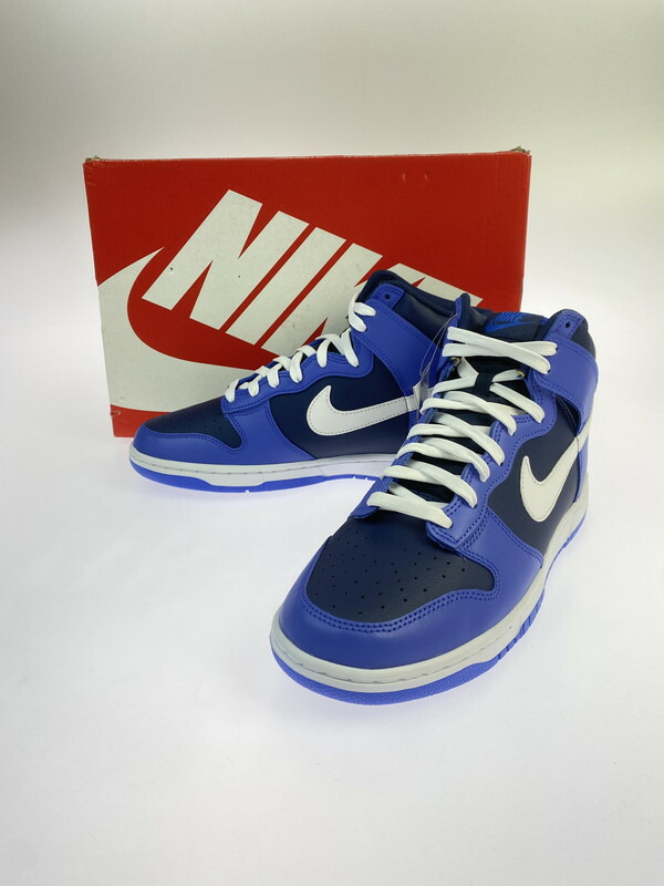 【未当て嵌める品】【メンズ】 NIKE ナイキ DUNK HIGH RETRO DJ6189-400 ダンク 御機嫌 レトロ スニーカー 靴 160-260304-kk-01-時間 色合い：MEDIUM BLUE/WHITE-MIDNIGHT NAVY 未来永劫Net店