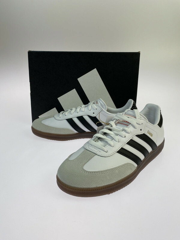 【未使用品】【メンズ】 adidas アディダス SAMBA IH6001 サンバ スニーカー 靴 161-260304-kk-13-min カラー：FTWWHT/CBLACK/VIVRED 万代Net店