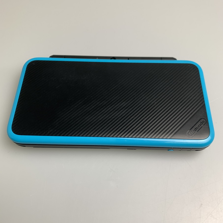 【中古品】 New2DSLL 本体 ニンテンドー2DS LL 本体 ブラック×ターコイズ 任天堂 023-260308-SH-09-min 万代Net店
