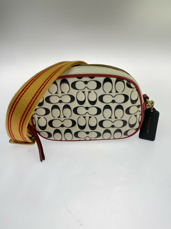 【中古品】【レディース】 COACH コーチ職 KEITH HARING MICKY MOUSE CROSSBODY BAG K2081-4888 キースヘリング クロスボディーバッグ ショルダーバッグ 嚢 180-260313-yn-18-時間 色つや：象牙色 生生世世Net店