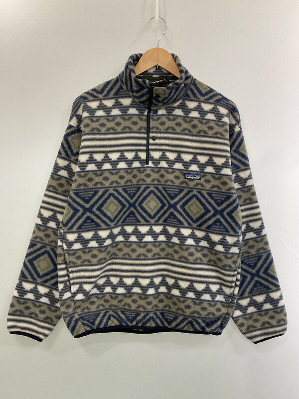 【中古美品】【メンズ】 patagonia パタゴニア SYNCHILLA SNAP-T シンチラ 隙間T サルティーヨ トップス 144-260313-yn-27-時間 大いさ：M 色合い：青碧系 生生世世Net店