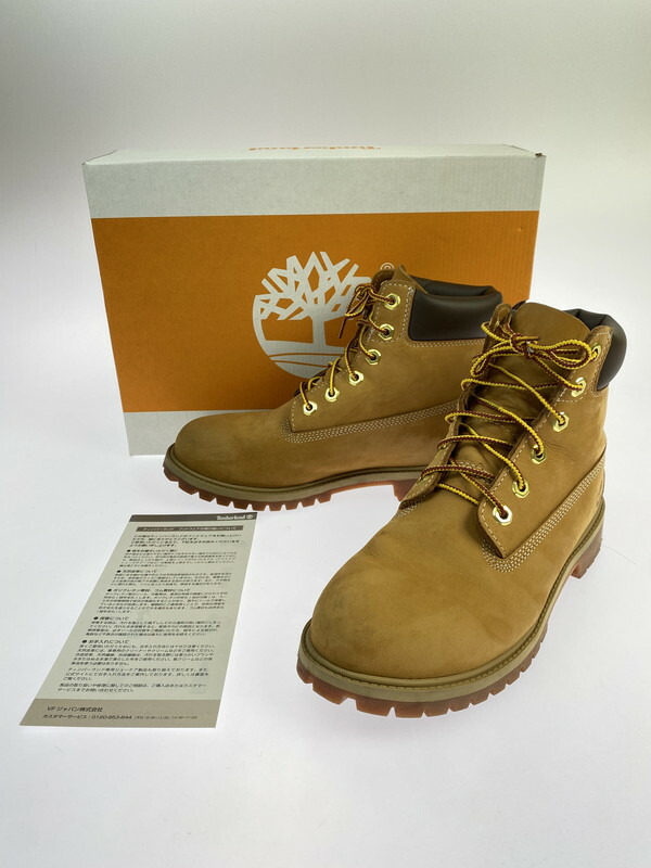【中古品】【メンズ】 Timberland ティンバーランド GS TIMBERLAND PREMIUM 6 INCH WATERPROOF BOOT TB112909713 ジーエス ティンバーランド プレミアム 6インチ ウォータープルーフ ブーツ 164-260318-em-11-min サイズ：25.0cm カラー：ブラウン 万代Net店