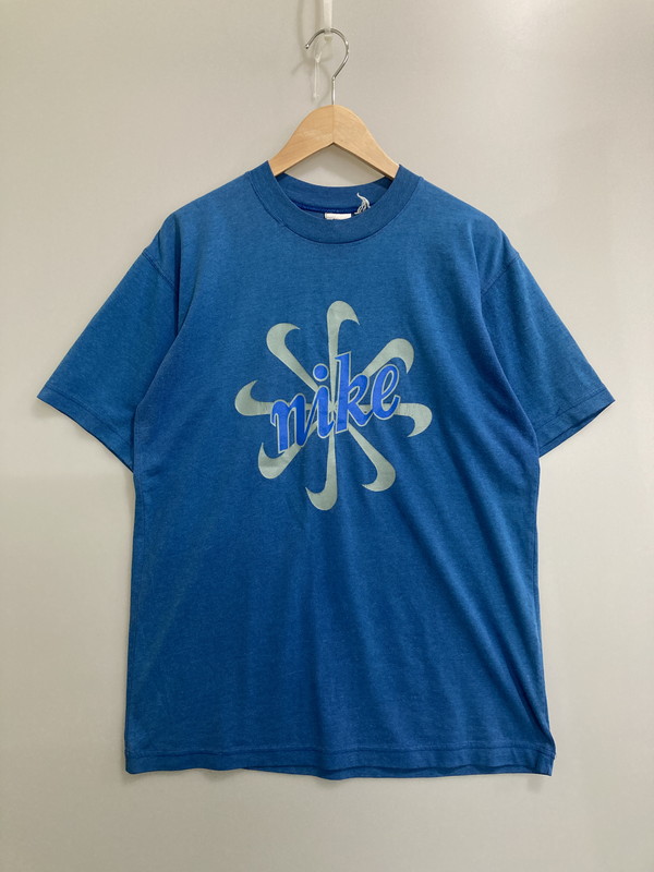 【中古品】【メンズ】 NIKE ナイキ 90’s 風車ロゴ SS TEE 90年代 ショートスリーブ シャツ トップス 146-260319-SH-10-min サイズ：不明 カラー：ブルー 万代Net店