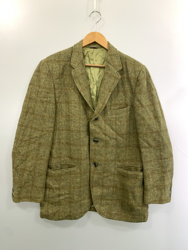 【現況乗り合い船品】【メンズ】 HARRIS TWEED ハリスツィード 60S LS WOOL JACKET 羊毛上衣 146-260320-zi-31-時間 大きさ：曖昧模糊たる 生生世世Net店