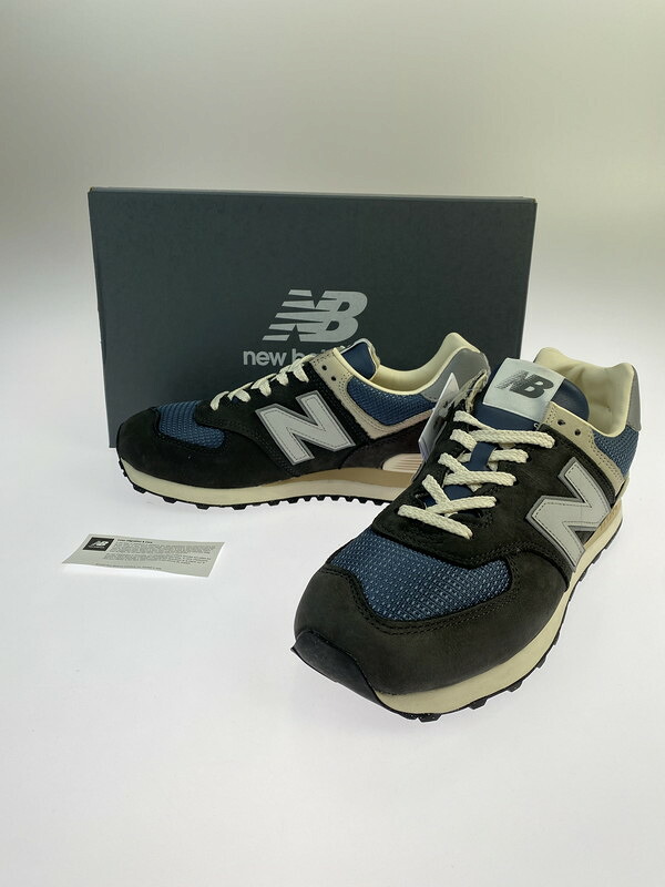 【中古美品】【メンズ】 NEW BALANCE ニューバランス U574SGG 靴 シューズ スニーカー SNEAKER 163-260320-zi-51-min サイズ：27cm カラー：ブラック/ブルー 万代Net店