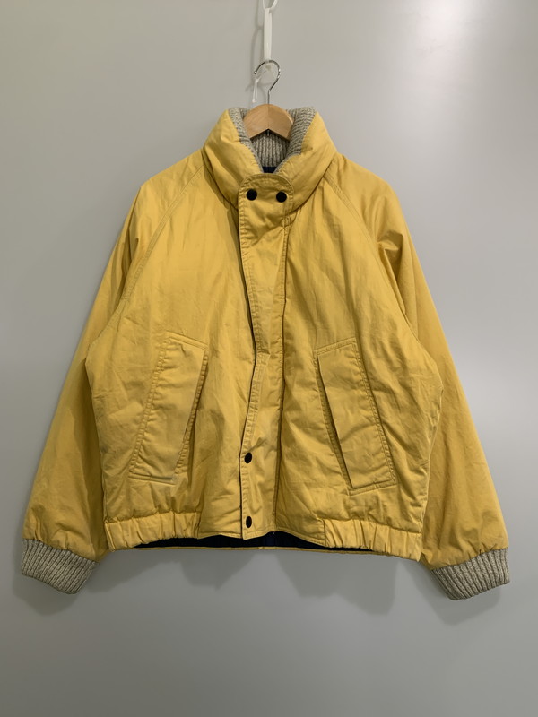 【中古品】【メンズ】 NAUTICA ノーティカ 90S DOWN JACKET 90年代 ダウン ジャケット メンズ アウター ヴィンテージ 146-260322-em-10-min サイズ:M カラー:イエロー 万代Net店|万代Net店