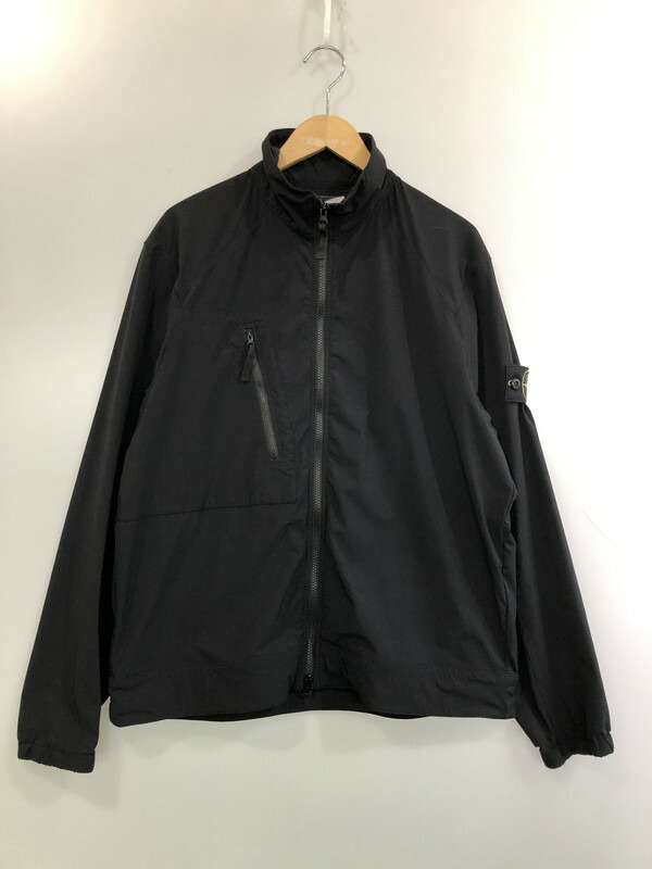 【中古品】【メンズ】 STONE ISLAND ストーンアイランド LOGO PATCH ZIP-UP JACKET L1S151200036S0375 ロゴタイプ 継ぎ切れ ジップアップ 上衣 メンズ ともし火 アウター  141-260324-em-18-時間 大きさ：XL 色つや：黒いこと 生生世世Net店