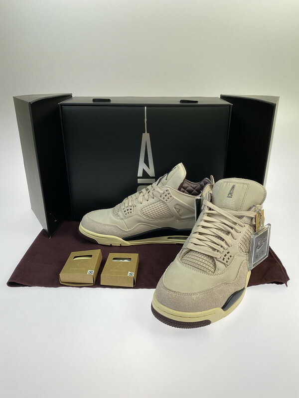 【未当て嵌める品】【メンズ】 NIKE ナイキ × A MA MANIERE アママニエール AIR JORDAN ４ RETRO OG SP FOSSIL STONE WYWS FZ4810-200 ウィメンズ エアジョーダン4 レトロ OG SP 160-260325-em-32-時間 大きさ：29.0糎 色つや：ベージュ系 生生世世Net店