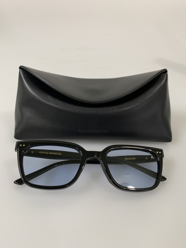 【中古品】【メンズ】 GENTLE MONSTER ジェントル モンスター BREEZEBE SUNGLASSES ブリーズビー サングラス アイウエア 203-260327-jt-05-min サイズ：53 □ 22-147 カラー：ブラック 万代Net店