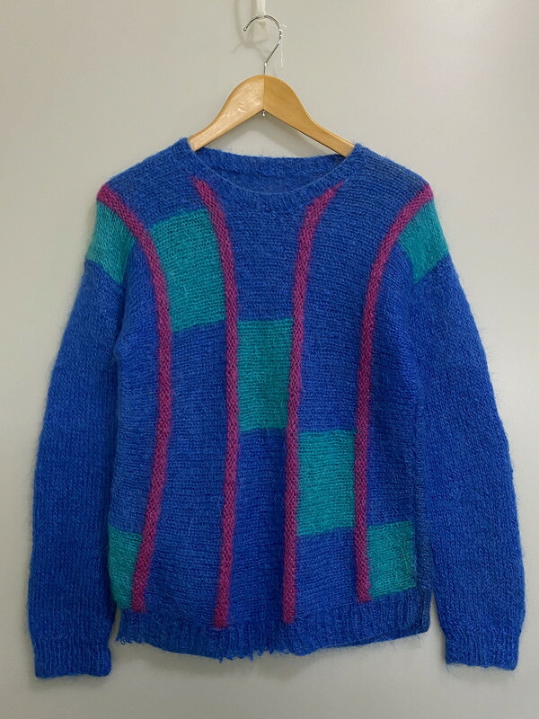 【中古品】【メンズ】 UNKNOWN USED アンノウンユーズド 推定80’s MOHAIR KNIT モヘアニット トップス 146-260327-SH-27-min サイズ：不明 カラー：マルチカラー 万代Net店