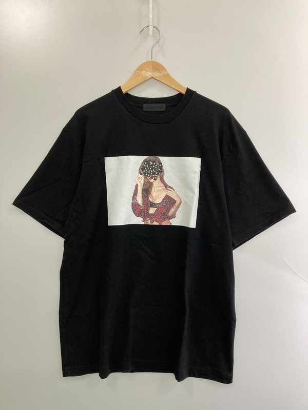 【中古品】【メンズ】 GOD SELECTION XXX ゴッドセレクショントリプルエックス MIRANDA KERR PRINT TEE ミランダ・カー プリントTシャツ トップス 142-260328-SH-26-min サイズ：XL カラー：ブラック 万代Net店 7,538円