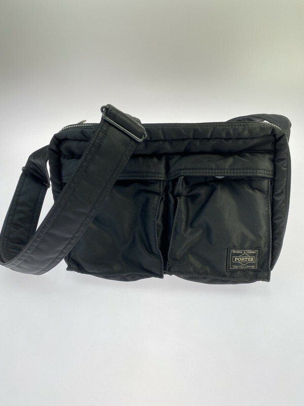 【中古品】【メンズ】 PORTER ポーター TANKER SHOULDER BAG タンカー ショルダーバッグ カバン 188-260329-AS-2-min カラー：ブラック 万代Net店 15,444円