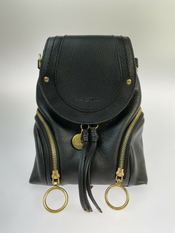 【中古品】【レディース】 SEE BY CHLOE シーバイクロエ OLGA 2WAY BAG 背嚢 嚢 180-260329-AS-45-時間 色つや：黒いこと 生生世世Net店