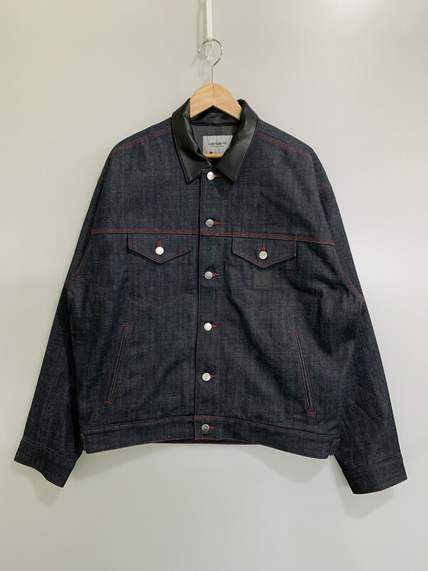 【中古品】【メンズ】 Carhartt カーハート WIP カーハート ワークインプログレス 2026 JP RIGID DENIM JACKET ジャパン リジッドデニムジャケット アウター 142-260330-SH-14-min サイズ:L カラー:インディゴ 万代Net店