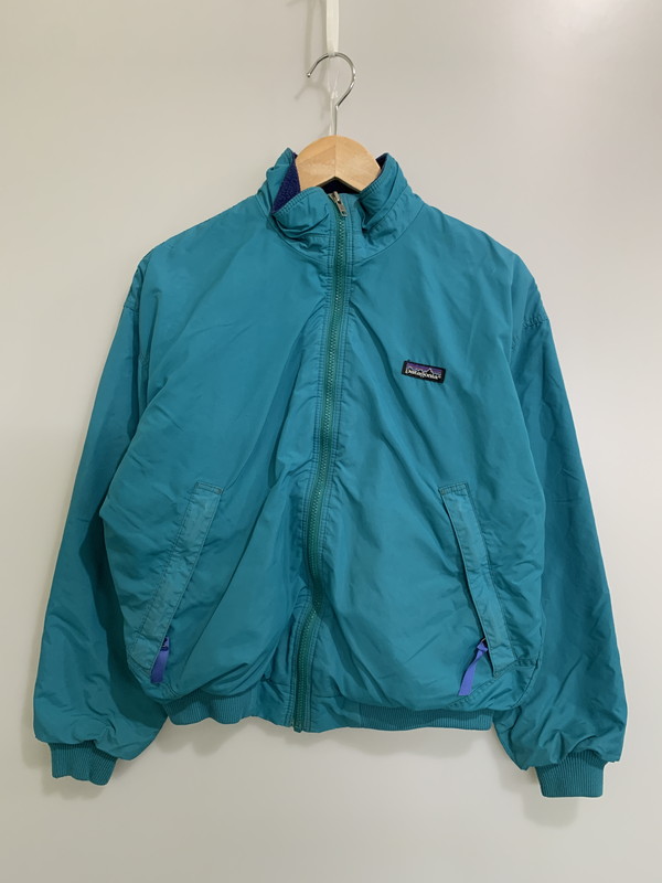 【現状渡し品】【キッズ】 patagonia パタゴニア 90's SHELLED SYNCHILLA JACKET 90年代 シェルドシンチラジャケット アウター キッズ 144-260330-SH-09-min サイズ：KIDS 10 カラー：ターコイズ 万代Net店｜万代Net店