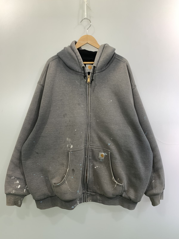 【現状渡し品】【メンズ】 Carhartt カーハート SWEAT ACTIVE JACKET スウェット アクティブ ジャケット 146-260331-zi-29-min カラー：グレー 万代Net店