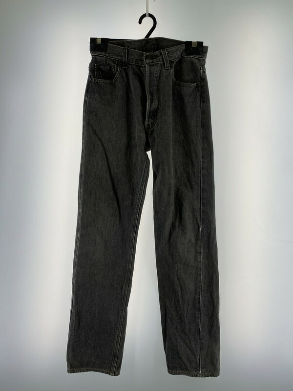 【現状渡し品】【メンズ】 Levi's リーバイス 90S ボタン裏653 先染め 501 BLACK DENIM PANTS デニムパンツ 157-260331-zi-48-min サイズ：30×34 カラー：グレー 万代Net店