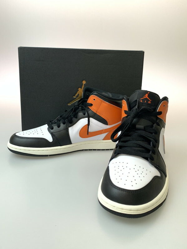 【中古美品】【メンズ】 NIKE ナイキ DQ8426-801 AIR JORDAN 1 MID 靴 シューズ スニーカー SNEAKER 160-260331-zi-09-min サイズ：27cm カラー：STARFISH/BLACK-WHITE-SAIL 万代Net店