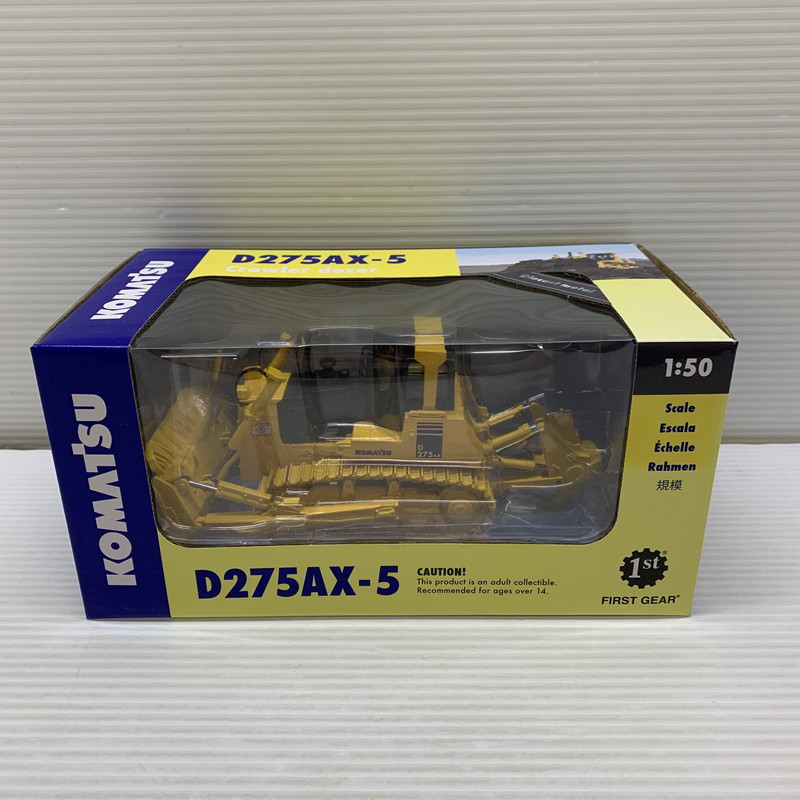【現状渡し品】 ファーストギア コマツ D275AX-5 1/50スケール ブルドーザ ミニカー 061-260401-AS-2-min 万代Net店 9,900円