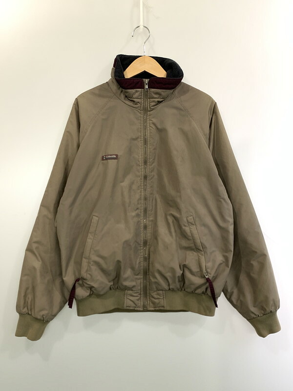 【中古品】【メンズ】 Columbia コロンビア 00S FLEECE LINER JACKET 00年月日 フリース ラインドライブ 上衣 ジップアップ メンズ 上衣 アウター 144-260403-em-12-時間 色合い：カーキ 未来永劫Net店