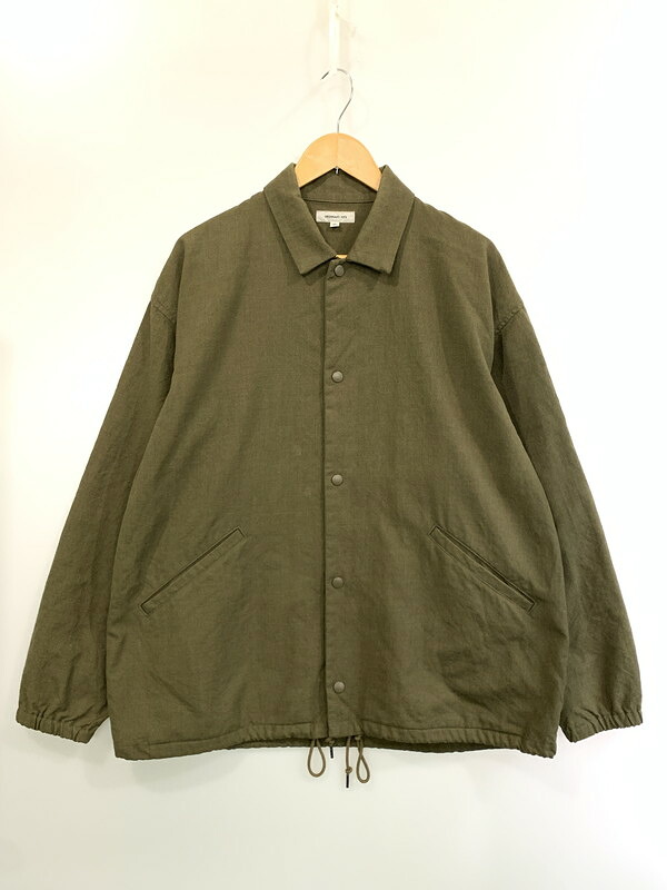 【中古品】【メンズ】 Ordinary fits オーディナリーフィッツ COACH JACKET コーチジャケット メンズ 羊毛 ライトアウター 140-260403-em-19-時間 大きさ：2 色つや：カーキ 生生世世Net店