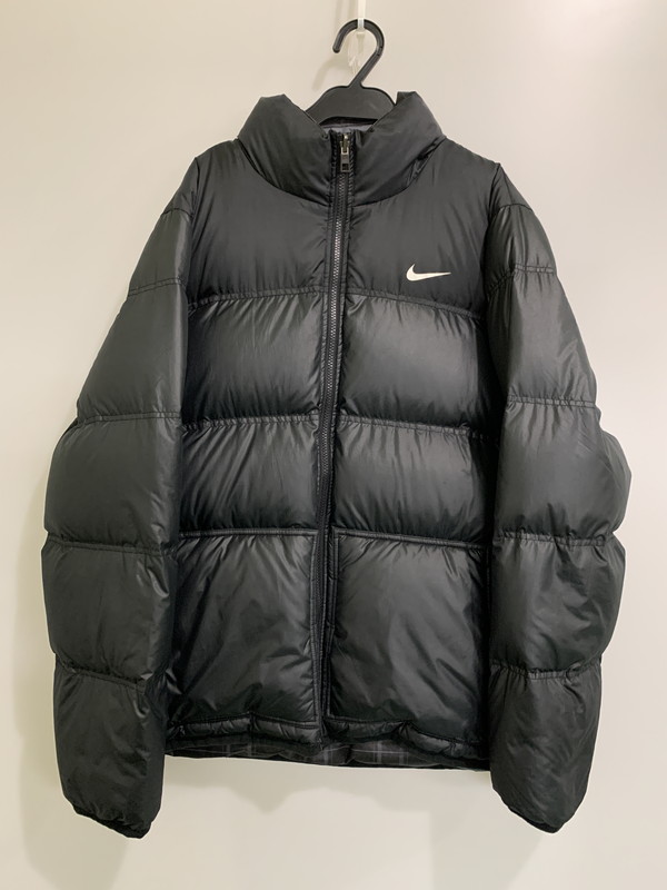 【中古品】【メンズ】 NIKE ナイキ 550FILL REVERSIBLE DOWN JACKET 550フィル リヴァーシブル 落ちこむ上衣 アウター 148-260404-kk-18-時間 大きさ：XL 色合い：黒いこと 未来永劫Net店