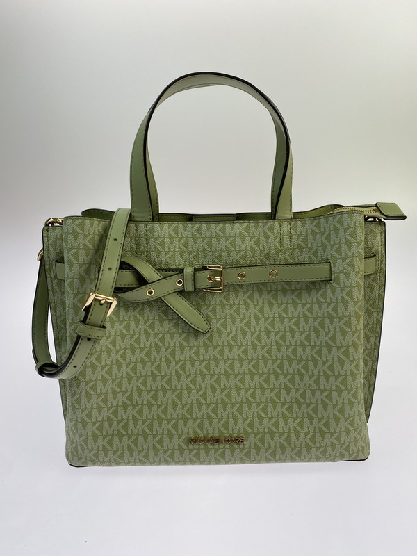 【中古品】【レディース】 Michael Kors マイケル教科課程 2WAY TOTE BAG ハンドバック 鞄 188-260407-AS-42-時間 色合い：緑であること 未来永劫Net店