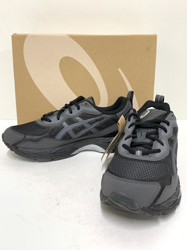 【未使用品】【メンズ】 asics アシックス 1203A735-001 GEL-NYC RGD 靴 シューズ スニーカー 162-260407-AS-12-min サイズ：27cm カラー：BLACK/GRAPHITE GREY 万代Net店