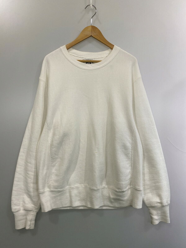 【現状渡し品】【メンズ】 Lee リー 90S CREW SWEAT SHIRT クルースウェットシャツ 146-260408-zi-14-min サイズ：L カラー：ホワイト 万代Net店