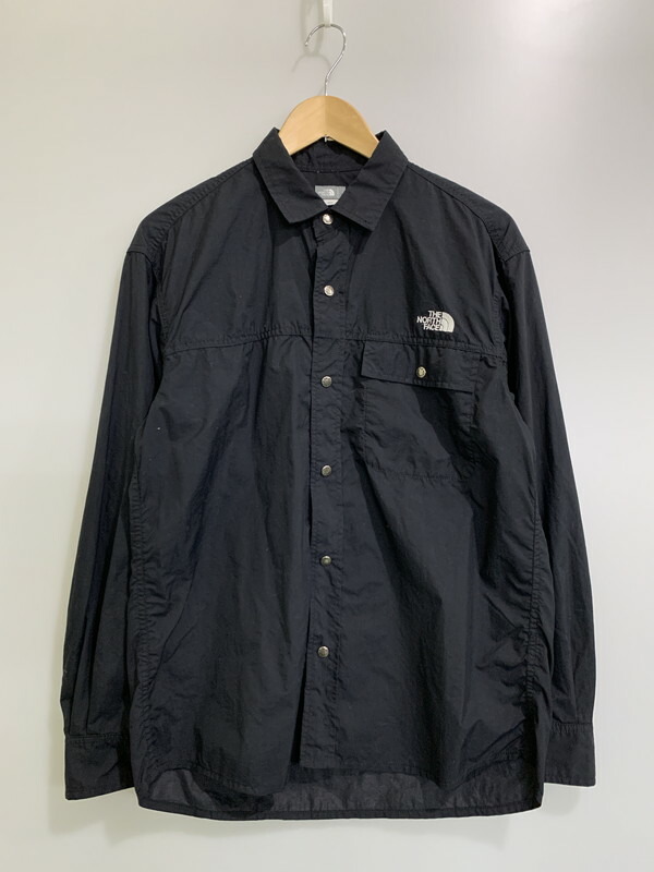 【中古品】【メンズ】 THE NORTH FACE ザ・ノースフェイス LS NUPTSE SHIRT NR11961 ロングスリーブヌプシシャツ トップス 144-260409-SH-47-min サイズ：M カラー：ブラック 万代Net店