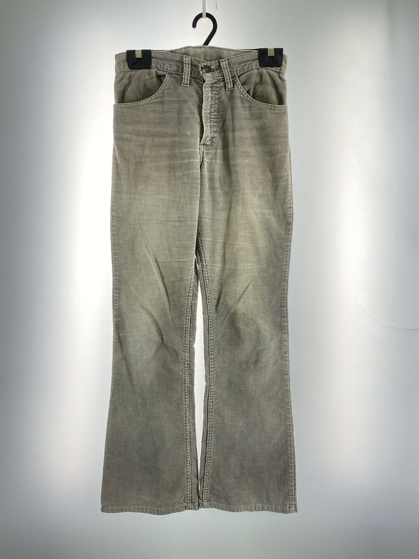 【現状渡し品】【メンズ】 Levi's リーバイス 刻印3 42TALON 70S 646 CORDUROY PANT 1970年代 コーデュロイパンツ メンズ ボトムス 157-260410-KS-25-min カラー：グレー 万代Net店