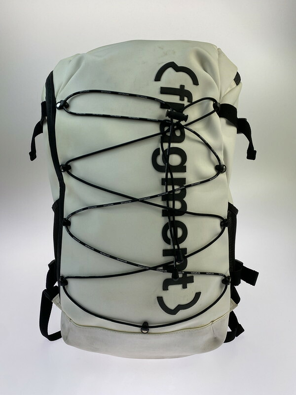 【現状渡し品】【メンズ/レディース】 MONCLER モンクレール &times;FRAGMENT フラグメント C-XCOM-19-343 BACK PACK バックパック リュック カバン 188-260410-jt-07-min カラー：ホワイト 万代Net店｜万代Net店