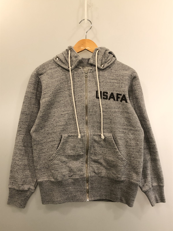 【中古品】【メンズ】  PHERROW\u0027S 鬼裏毛 USAFA ウォームアップジャケット 145-260426-zi-31-時間 大きさ：40 色合い：薄墨色 未来永劫Net店