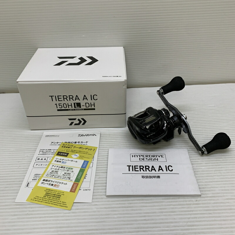 百貨店SALE 10%OFF~【中古品】 DAIWA ダイワ 21TIERRA ティエラ A 集積回路 150HL-DH LEFT HANDLE ベイトリール つり銭 魚釣り つり銭御先棒 134-260427-em-10-時間 生生世世Net店