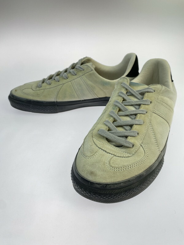 【現況乗り合い船品】【メンズ】  GRAPHPAPER グラフ記録調査報告 GERMAN MILITARY TRAINER GU213-90151 ジャーマン ミリタリー 調教師 靴 シューズ スニーカー SNEAKER 162-260427-KS-11-時間 大きさ：42 色合い：薄墨色 未来永劫Net店