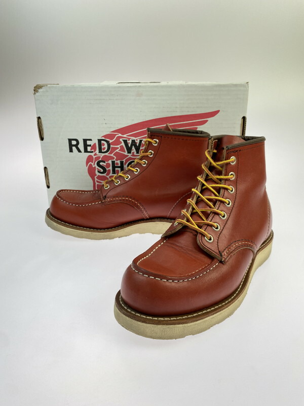 【中古品】【メンズ】  RED WING レッドウィング 8875 6-INCH CLASSIC MOC 6インチ クラシックモック 靴 シューズ ブーツ 164-260428-KS-19-min サイズ：25cm US7 カラー：ブラウン系 万代Net店