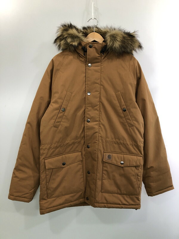 【中古品】【メンズ】 Carhartt WIP カーハート ワークインプログレス TRAPPER PARKA I021869 トラッパーパーカー アウター 中綿ジャケット 142-260429-kk-43-min サイズ:M カラー:ブラウン 万代Net店|万代Net店