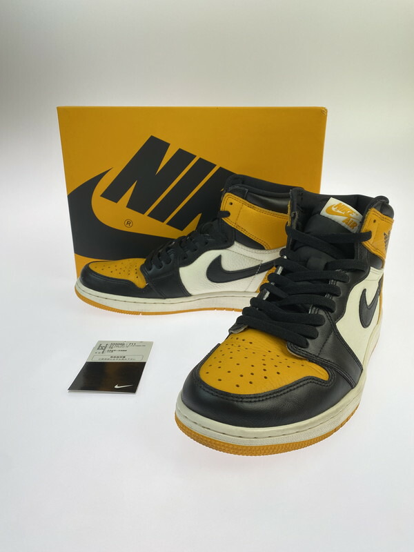 【中古品】【メンズ】  NIKE ナイキ AIR JORDAN 1 RETRO HIGH OG 555088-711 エアジョーダンワン レトロ ご機嫌 底抜け騒ぎ 靴 シューズ スニーカー SNEAKER 160-260430-KS-07-時間 大きさ：27.5糎 US9.5 色つや：黒いこと/黄色 生生世世Net店