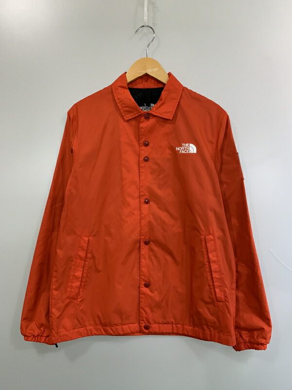【中古品】【メンズ】  THE NORTH FACE ザ・ノースフェイス NP21836 COACH JACKET コーチジャケット ライトアウター 144-260508-AS-8-時間 大きさ：M 色つや：オレンジ色 生生世世Net店