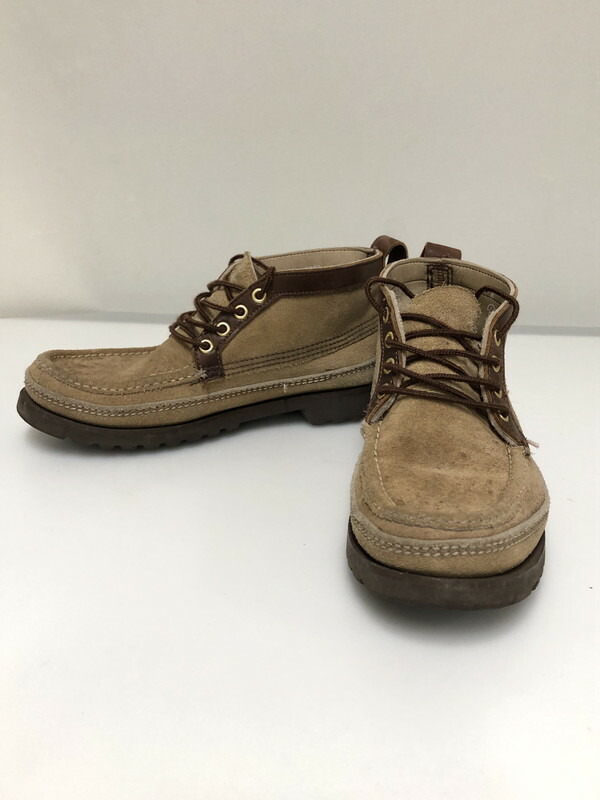 【中古品】【メンズ】  RUSSELL MOCCASIN ラッセルモカシン SPORTS CLAYS CHAKKA BOOTD 靴 シューズ チャッカブーツ 164-260508-AS-120-時間 大きさ：8E 色合い：ベージュ 未来永劫Net店