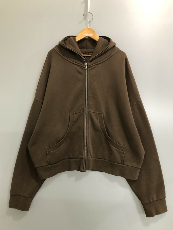 【中古品】【メンズ】 ENTIRE STUDIOS エンタイアスタジオ ETERNAL ZIP SOOL ES2202 エターナル ジップ スート ジップアップジャケット メンズ フーディー 140-260512-em-45-min サイズ：L カラー：ブラウン 万代Net店｜万代Net店