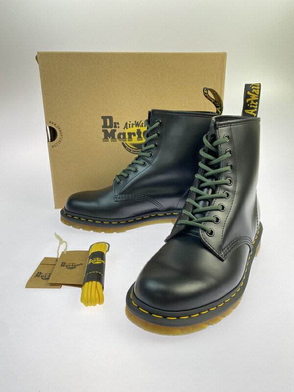 【中古美品】【メンズ】 DR.MARTENS ドクターマーチン 1460 8HOLE BOOTS 靴 シューズ ブーツ 164-260517-AS-36-min サイズ:UK8 カラー:ブラック 万代Net店|万代Net店